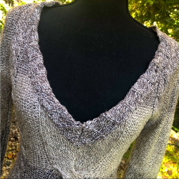 American Rag Bodycon Knit Deep V-Neck Sweater Dress - Picture 4 of 11